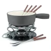 LUGANO FONDUE SET 9 PC BLK - cozylivehome.com | we sell a wide range of comfortable household items^ Shop All