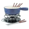 LUGANO FONDUE SET 9 PC BLU - cozylivehome.com | we sell a wide range of comfortable household items^ Shop All