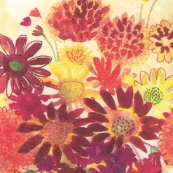 Lunch Napkin, Bunch of Fall Flowers - cozylivehome.com | we sell a wide range of comfortable household items^ Shop All