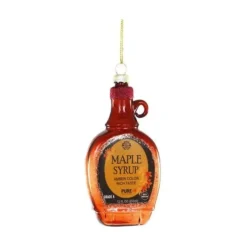 Store Maple Syrup Bottle Glass Ornament - cozylivehome.com | we sell a wide range of comfortable household items Ornament