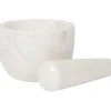 Store MARBLE MORTAR AND PESTLE WHITE - cozylivehome.com | we sell a wide range of comfortable household items Shop All