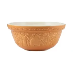 Flash Sale Mason Cash In the Forest Embossed Mixing Bowl | Bear (Ochre) - cozylivehome.com | we sell a wide range of comfortable household items Shop All
