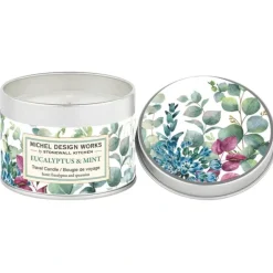 Flash Sale MDW EUCALYPTUS & MINT TRAVEL CANDLE - cozylivehome.com | we sell a wide range of comfortable household items Shop All