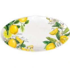 Flash Sale MDW LEMON BASIL MELAMINE OVAL PLATTER - cozylivehome.com | we sell a wide range of comfortable household items Shop All