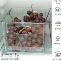 Cheap Medium Horizontal Organizer - 8.5"x7.5"x6" - Clear - cozylivehome.com | we sell a wide range of comfortable household items Shop All