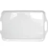 Best MELAMINE CALYPSO TRAY 11.5" X 19" WHITE - cozylivehome.com | we sell a wide range of comfortable household items Shop All