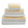 Fashion Merlin Mustard & Grey Stripe Towels - cozylivehome.com | we sell a wide range of comfortable household items Shop All