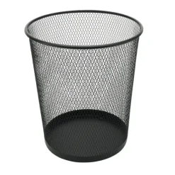 Flash Sale Mesh Round Wastebasket Large Black - cozylivehome.com | we sell a wide range of comfortable household items Housewares