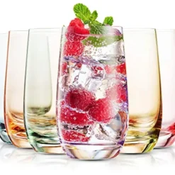 Flash Sale MK-13DG-CL 13- OZ Colored Highball Glasses (Set of 6) - cozylivehome.com | we sell a wide range of comfortable household items Shop All