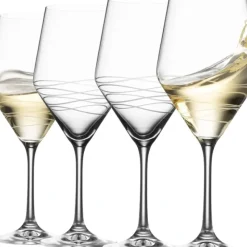 Hot MK-JANE16 White Wine Glasses Set Of 4 - cozylivehome.com | we sell a wide range of comfortable household items Shop All