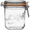 Outlet 750ml Tapered French Glass Preserving Jar W Airtight - cozylivehome.com | we sell a wide range of comfortable household items Housewares