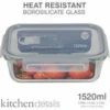 1520ml Vented Rectangle pp lid High Borosilicate glass food container (FDA) - 1520 ML - cozylivehome.com | we sell a wide range of comfortable household items^ Shop All