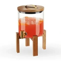 New Modern Manor Wood & Glass Drink Dispenser by Twine Living - cozylivehome.com | we sell a wide range of comfortable household items Shop All