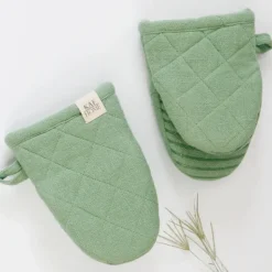 Cheap MONACO PRINTED SILICONE MINI MITT GREEN - cozylivehome.com | we sell a wide range of comfortable household items Shop All