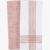 MONACO SLUBBED KITCHEN TEA TOWEL RED - cozylivehome.com | we sell a wide range of comfortable household items^ Shop All