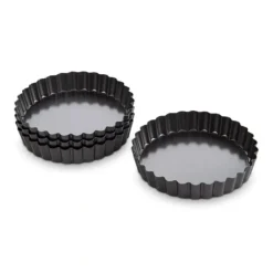 Hot Mrs. Anderson's Baking Non-Stick Round Quiche Pan, 4.25in Set Of 4 - cozylivehome.com | we sell a wide range of comfortable household items Shop All