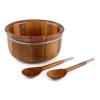 Best Sale MT1394 Nambe Braid Round Salad Bowl w/ Servers - cozylivehome.com | we sell a wide range of comfortable household items Giftware