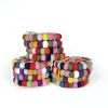 Best Sale Multicolored Felt Ball Coasters Set-4 - cozylivehome.com | we sell a wide range of comfortable household items Shop All