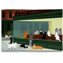 Hot Night Kitties Tea Towel - cozylivehome.com | we sell a wide range of comfortable household items Shop All