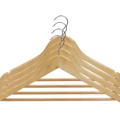 Cheap Non Slip Natural Wood Hanger Set/5 - cozylivehome.com | we sell a wide range of comfortable household items Shop All