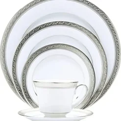 Online Noritake Crestwood Platnium Dinnerware Service For 4 - cozylivehome.com | we sell a wide range of comfortable household items Shop All