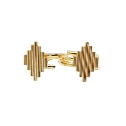 Hot NR3031 Set of 2 Gold Napkin Rings Symmetrical Design - cozylivehome.com | we sell a wide range of comfortable household items Shop All