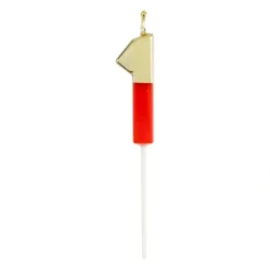 Flash Sale NUMBER CANDLE 1 RED/GOLD - cozylivehome.com | we sell a wide range of comfortable household items Shop All