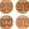 Outlet Olympus Engraved Coasters Set/4 - cozylivehome.com | we sell a wide range of comfortable household items Shop All