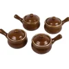 Online ONION SOUP CROCK W/LID BRN - cozylivehome.com | we sell a wide range of comfortable household items Shop All