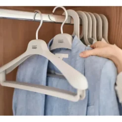 Flash Sale Orderly Set of 2 Ecru Suit & Coat Hangers - cozylivehome.com | we sell a wide range of comfortable household items Shop All