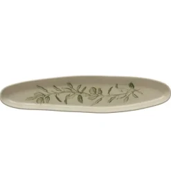 Hot Oval Debossed Stoneware Tray w/ Botanical - cozylivehome.com | we sell a wide range of comfortable household items Shop All