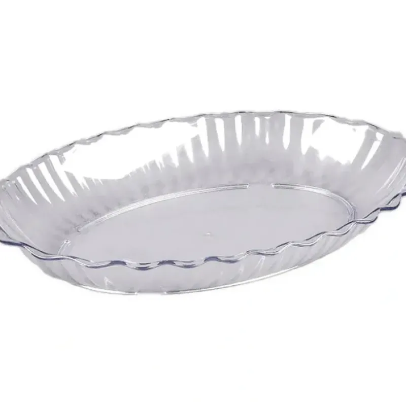 Clearance Oval Deli Platter - 11 5/16 x 15 3/16" Clear - cozylivehome.com | we sell a wide range of comfortable household items Serveware