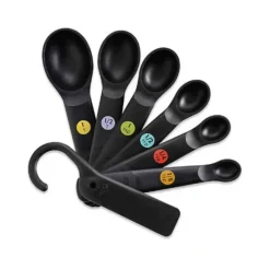 Sale Oxo Good Grips Black Plastic Measuring Spoons (7-piece) - cozylivehome.com | we sell a wide range of comfortable household items Housewares
