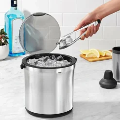 Clearance Oxo Steel Ice Bucket w/ Tongs Set - cozylivehome.com | we sell a wide range of comfortable household items Shop All