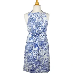 New PAGODA TOILE APRON BLUE/WHITE - cozylivehome.com | we sell a wide range of comfortable household items Shop All