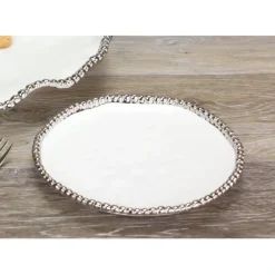 Outlet Pampa Bay Round Appetizer/Dessert Plate CER-2258-W - cozylivehome.com | we sell a wide range of comfortable household items Giftware