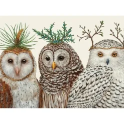 Best Sale PAPER PLACEMATS WINTER OWLS - cozylivehome.com | we sell a wide range of comfortable household items Shop All