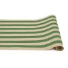 Flash Sale PAPER TABLE RUNNER KRAFT GREEN STRIPE - cozylivehome.com | we sell a wide range of comfortable household items Shop All