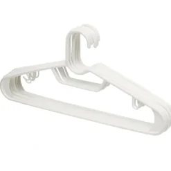 Hot 6PC PLASTIC HANGER SET WHITE - cozylivehome.com | we sell a wide range of comfortable household items Housewares