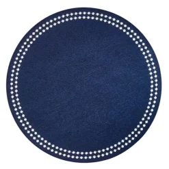 New Pearls Navy White Mats - cozylivehome.com | we sell a wide range of comfortable household items Shop All