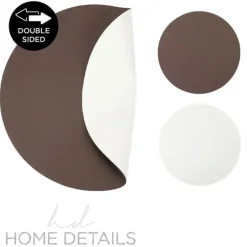 Outlet Pebble Pattern Leather-Look Reversible Placemat - cozylivehome.com | we sell a wide range of comfortable household items Shop All