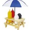 Flash Sale Picnic Table with Umbrella Condiment Set - cozylivehome.com | we sell a wide range of comfortable household items Shop All