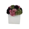 Discount Pink Purple Green in Small Square Pot - cozylivehome.com | we sell a wide range of comfortable household items Giftware