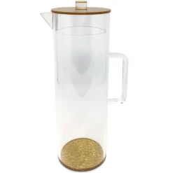 Clearance Pitcher Round Shape-Gold Acrylic - cozylivehome.com | we sell a wide range of comfortable household items Giftware