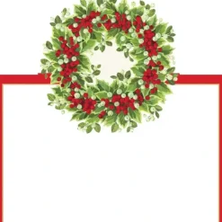 Discount PLACE CARD HOLLY BERRY WREATH - cozylivehome.com | we sell a wide range of comfortable household items Shop All