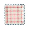 Cheap Plaid Scallop Paper Plate - cozylivehome.com | we sell a wide range of comfortable household items Shop All