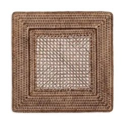 New PLATE CHARGER SQUARE RATTAN - cozylivehome.com | we sell a wide range of comfortable household items Shop All