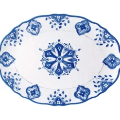 PLATTER OVAL 16" MOROCCAN BLUE - cozylivehome.com | we sell a wide range of comfortable household items^ Shop All