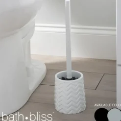 New Poly Resin Chevron Toilet Brush W Embossed Pattern - cozylivehome.com | we sell a wide range of comfortable household items Housewares