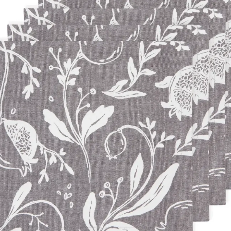 Sale POMEGRANATES PRINTED NAPKINS SET OF 4 - cozylivehome.com | we sell a wide range of comfortable household items Shop All